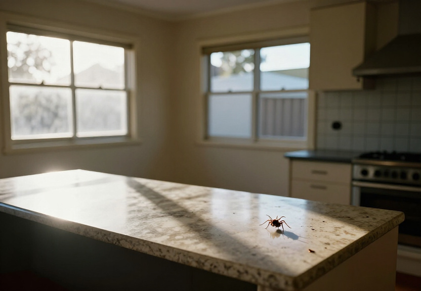Termite damage in a Loftus home before treatment
